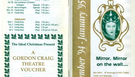 Brochure for December 1994 - January 1995