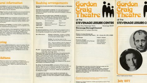 Brochure for July 1977