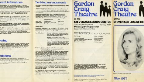 Brochure for May 1977