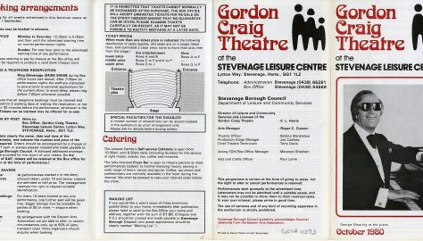 Brochure for October 1980