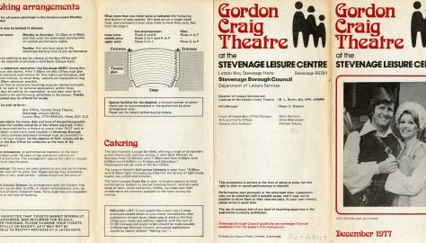 Brochure for December 1977