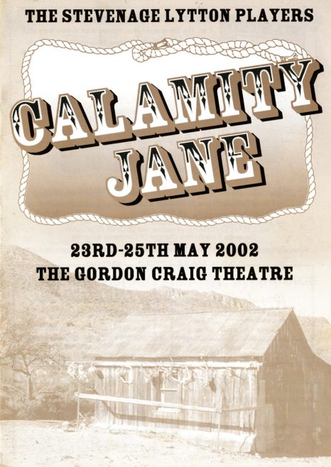 Programme for Calamity Jane, May 2002