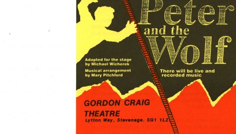 Flyer for 'Peter and the Wolf', March 1991